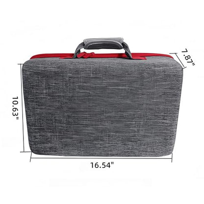 Carrying Case for PS5, Hard Shell Travel Carry Case Compatible with Playstation 5 Console, Thickened Protective Travel Bag w/ Shoulder Strap, for Console, Controllers, Headset, Gaming Accessories