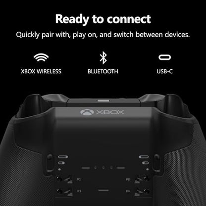 Xbox Wireless Gaming Controller | Elite Series 2 Core | Translucent Black | Console, PC, and Cloud Devices | Adjustable Thumbsticks | Trigger Locks - color: Translucent Black