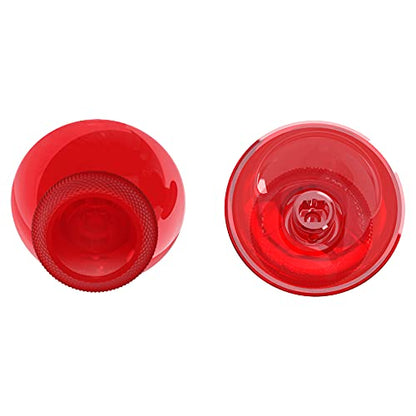 eXtremeRate Replacement Thumbsticks for Xbox Series X/S Controller, Joysticks Repair Kit Accessories, Custom Analog Stick Buttons for Xbox One S/X/Elite Controller - Clear Red - color: Clear Red
