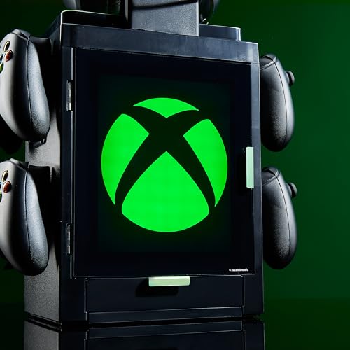 Numskull Official Xbox LED Light Gaming Locker, Controller Holder & Headset Stand for PS4/PS5 & Xbox Series X|S - Multiple LED Lighting Settings - Official Xbox Merchandise - color: Xbox LED
