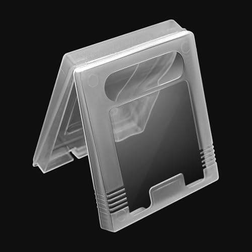 HUGJEPTTY Gameboy Color Case Gameboy Case 12PCS，Anti Dust Transparent Protective Game Cartridge Case Storage Box for Nintendo Gameboy Color GBC GB GBP（2.6x2.8x0.5Inch）