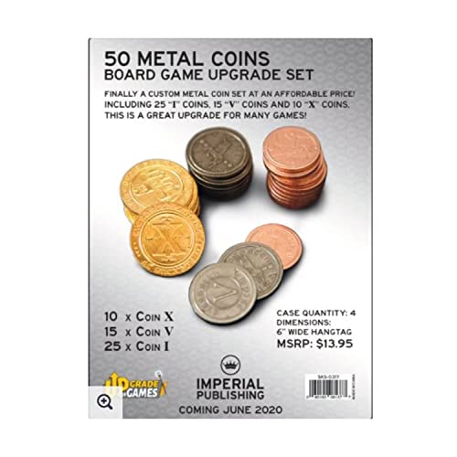 50 Metal Coin Board Game Upgrade Set - style: Upgrade