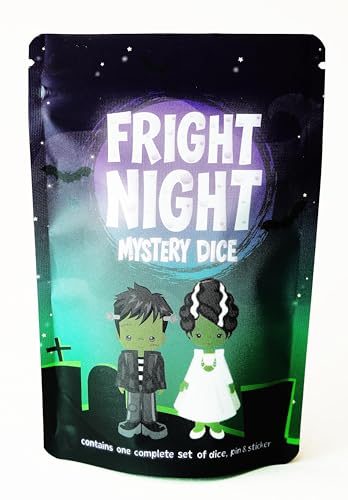 1985 Games Fright Night Dice Bag - Wide Range of Patterns for Gaming, Role Playing, Table Games - color: Fright Night, size: Pack of 1