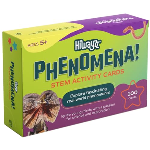 STEM Activity Cards Ages 5+ | 100 Cards for Classroom Activities | Over 150 Hours of Hands-On Science Exploration | Teacher Must-Haves - style: Ages 5+