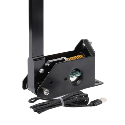 UPALDHOU 64 Bit PC USB Handbrake, Hall Sensor Linear Sim Handbrake with Smart Calibration and Adjustable Handle, for Windows PC Racing Games ETS2 ATS Horizon 45 Assetto