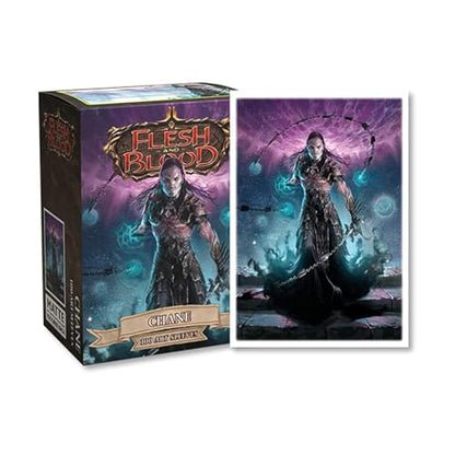 Dragon Shield | Flesh & Blood Art Sleeves | 100 CT - Smooth & Tough Premium TCG Sleeves | Compatible with Pokemon, One Piece & Magic the Gathering | Chane - color: Chane