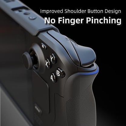 Skull & Co. GripCase Bundle for Steam Deck: Soft Protective Case with Textured Grips Full Protection and Stand, Non-Slip and Anti-Scratch Cover Design [with Slim Carrying Case] - Black - color: Black, size: GripCase Bundle