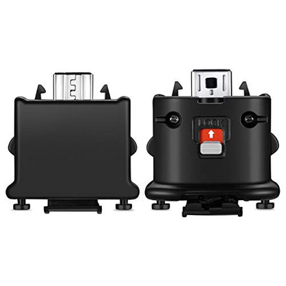 NC Motion Plus Adapter Replacement for Wii Motion Plus Adapter-Sensor Accelerator and Nintendo Remote Controller Compatible (Black 2 Piece/Set) - color: Black 2 Piece/Set