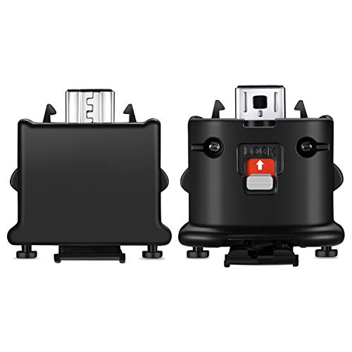 NC Motion Plus Adapter Replacement for Wii Motion Plus Adapter-Sensor Accelerator and Nintendo Remote Controller Compatible (Black 2 Piece/Set) - color: Black 2 Piece/Set