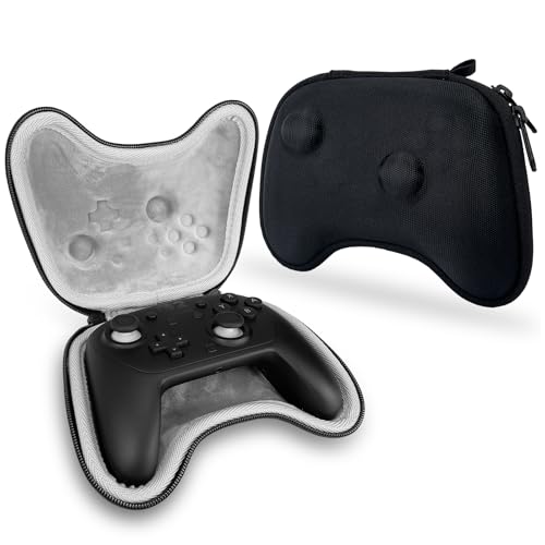 Tiswell Hard Travel Case for Nintendo Switch 2 Pro Controller, Switch 2/1 Pro Gaming Carrying Case, Wireless Switch Controller Hard Shell Home Travel Protective Cover Storage Carry Bag,Black