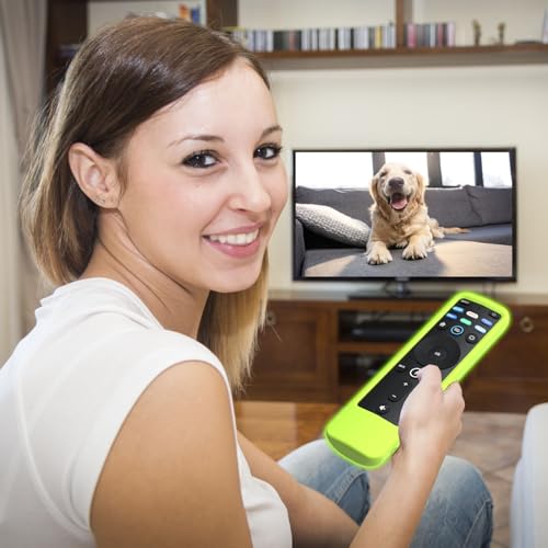 Case for Vizio XRT260 Voice Remote Control 2023/2021, Cover for VIZIO XRT260 Smart TV Remote Silicone Skin Sleeve Glow in The Dark Green - color: Glow Green