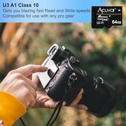 Acuvar 4K/6K Video Camera Camcorder – 64MP Vlogging Camera for YouTube, 60FPS, 18X Zoom, WiFi, Webcam – Includes Mic, Stabilizer, 64GB Card & Remote - style: Basic Camcorder Kit