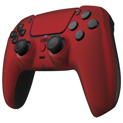 MODDEDZONE M Series Custom controller for PS5 - Wireless, OEM-Quality Custom Designs for Playstation 5 Controller- Diverse & Unique Styles for Enhanced Gaming (Soft Red) - color: Soft Red