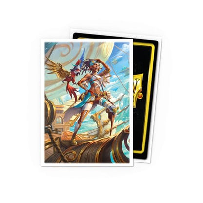 Dragon Shield | Flesh & Blood Art Sleeves | 100 CT - Smooth & Tough Premium TCG Sleeves | Compatible with Pokemon, One Piece & Magic the Gathering | Puffin, Hightail - color: Puffin, Hightail