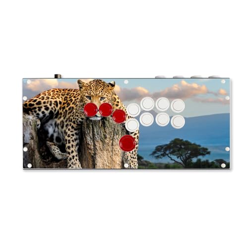 Gaming Skin Compatible with Hit Box (PS4/PC) - Chill Leopard - Premium 3M Vinyl Protective Wrap Decal Cover - Easy to Apply | Crafted in The USA by MightySkins - color: Chill Leopard