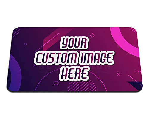 Custom Neoprene Stitched Edge Playmat - Personalize Your Mat - Upload Your Own Art - Professional Stitched Gaming Mat - Custom Made Board Game Desk Mat for MTG TCG LCG (24" x 14") - size: 24" x 14"