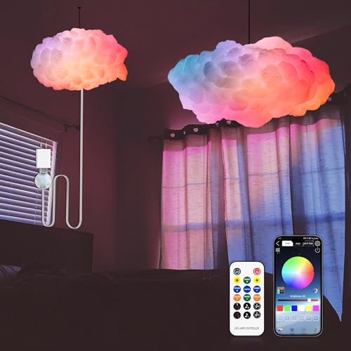 Led Cloud Lights (4 Set) - size: 4 Set