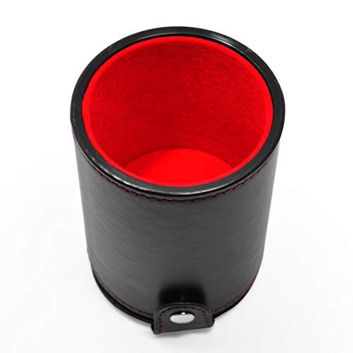 KESYOO Cup Silent Dice Storage for Ktv and Bar Games Pu Material Fun and Practical for Parties