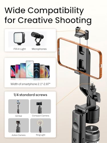 Content Creator Essentials,Vlogging Kit w/Mic R01 Pro Combo1 | for iPhone & Android,2TX+1RX Wireless Mic,Camera Mount Tripod & Remote,Hands-Free for Video Recording,YouTube TikTok Creation - style: Vlogging Kit-B