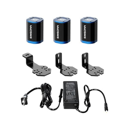 SIMSONN Racing Simulator Pedals Vibration Motor Module Haptic Pedals Reactor (3PCS VAM2 set) - color: 3PCS VAM2 set