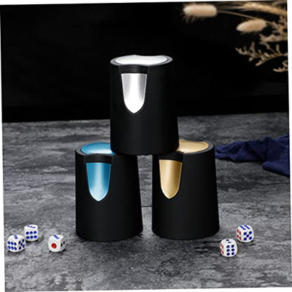 Kisangel 1pc Plastic Dice Cup Lid Portable Dice Storage Container for Ktv Bar for Family Gatherings Fashionable Design Easy to Clean and Space-Saving