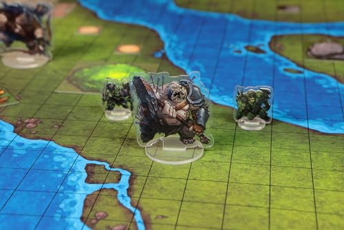 1985 Games Orc Minis Pack – Compatible with DND, RPG & Tabletop Games – Roleplaying Miniature Figures for TTRPG Quests - style: Orcs
