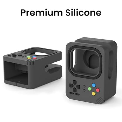 Delidigi iWatch Charger Holder Stand for Apple Watch Ultra 3 2 1, SE 3 2 1, Series 11 10 9 8 7 6 5 4 (49mm, 46mm, 45mm, 44mm, 42mm, 41mm, 40mm, 38mm), Stable Silicone Charging Dock - color: Dark Grey