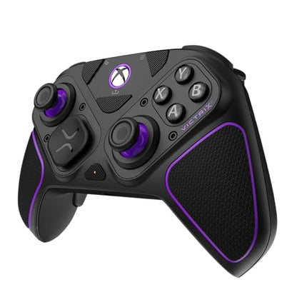 PDP Victrix Pro BFG Wireless Gaming Controller for Xbox Series X|S, Xbox One, Windows 10/11, Modular Gamepad, Dolby Atmos Audio, Remappable Buttons, Customizable Triggers/Paddles/D-Pad, PC App, Black - color: Black