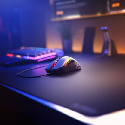 GLORIOUS Model D- (Minus) Wired Gaming Mouse - 61g Superlight Honeycomb Design, RGB, Ergonomic, Pixart 3360 Sensor, Omron Switches, PTFE Feet, 6 Buttons - Matte Black