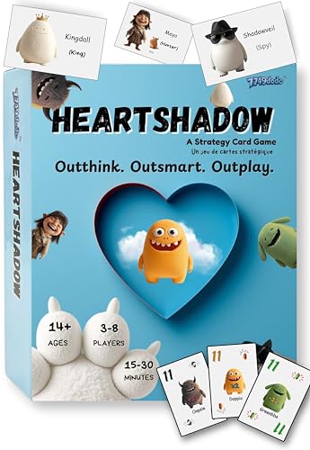Cunning. Ruthless. -Secret Role Strategy Card Games for Teens & Adults | Fun bluffing,3-8 Players,Ages 14 + |15-30 mins | A dark twist on Hearts | Travel-friendly | Quick-Play Family Party Fun