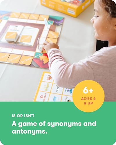 SimplyFun is or Isn’t - Expand Vocabulary Skills by Identifying Synonyms and Antonyms - an Engaging and Educational Bingo Game for Kids - for 2 to 5 Players, Ages 6 & Up - style: Is or Isn’t