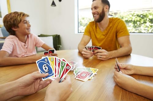 Mattel Games UNO Card Game for Family Night with Cards Specially Designed for Left-Handed Players in Collectible Tin Box - style: UNO Left Hand