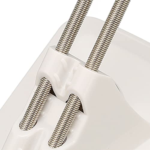 Gaming Mouse Bungee, Antirust Spring Arm No Drag Wire Control Lightweight Portable Universal Mouse Cable Holder, Anti Slip Heavy Duty Stability Design Durable for Esports(White) - color: White