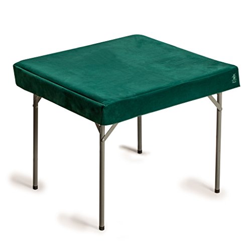 Yellow Mountain Imports Table Cover for Poker, Cards, Mahjong, Board Games, and Tile Games, Professional Grade - color: Green