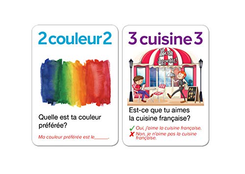AGO En Francais - French language card game for beginners! Learn French by Playing a Fun Conversational Card Game! - style: AGO En Francais 1