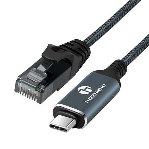 USB C to Ethernet Cable 3.3FT, Type C to RJ45 Gigabit LAN Network Cord,Directly Connected,Thunderbolt 3/4 Compatible for MacBook Pro/Air, iPad Pro, iPhone 15 Series,Galaxy S24,Windows - size: 3.3FT, style: USB C to Ethernet