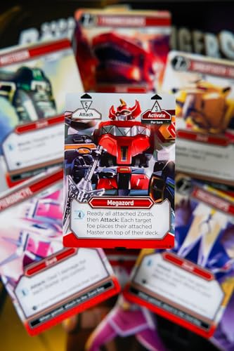 Renegade Game Studios Power Rangers Deck-Building Game 2-4 Players, Ages 13+ Core Set | Strategic tabletop card game for ages 13+. Includes 70 main deck cards, oversized characters, Zords, and a rulebook
