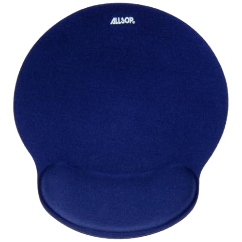 Allsop ASP30206 Mouse Pad Pro Memory Foam Mouse Pad - Blue - color: Blue, size: 10.8L x 10.6W inches