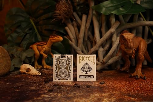 Dinosaur Bicycle Playing Cards: Limited Edition Deck for Kids & Adults - Unique Dino Games, Collectible Themed Poker Cards to Enhance Card Games, Dinosaurs Toys & Games Legacy, Jurassic Era
