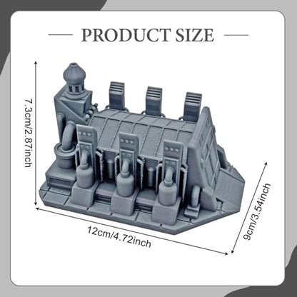 harayaa Unpainted Miniature Building Terrain Table Game Decoration Layout Gift