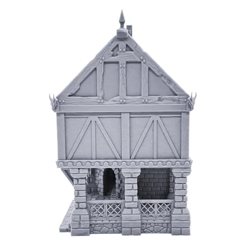 EnderToys Ulvheim Small Merchant House by Terrain4Print, 3D Printed Tabletop RPG Scenery and Wargame Terrain 28mm Miniatures