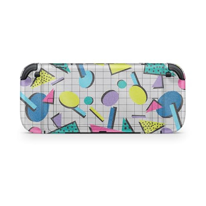 Glossy Glitter Gaming Skin Compatible with Nintendo Switch 2 Console Only - Awesome 80s - Premium 3M Vinyl Protective Wrap Decal Cover - Easy to Apply | Crafted in The USA by MightySkins - color: Awesome 80s, size: Switch 2 Console Skin Only, style: Gloss
