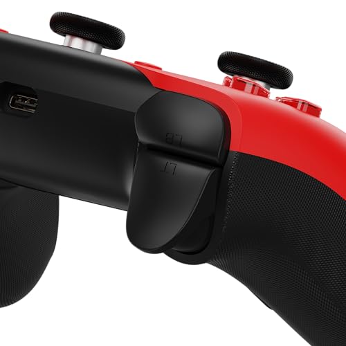 Hyperkin The Competitor Wired Controller for XBOX Series X|S, XBOX One & PC with Hall Effect Joysticks & Impulse Triggers, Symmetrical Layout & Precision D-Pad - Officially Licensed XBOX - Widow - color: 레드