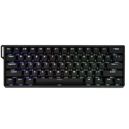 Shaking Tank x Aula WIN60 HE-60%Mechanical Gaming Keyboard Wired,Magnetic Switch Hot Swappable,8000Hz Polling Rate,Adjustable Actuation Rapid Trigger Mode,RGB Small Keyboard 60 Percent Compact for PC