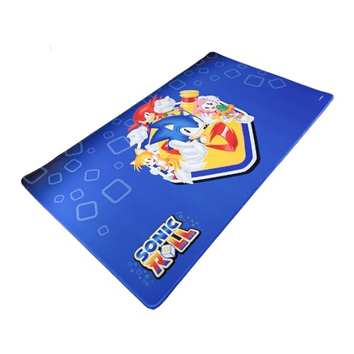 KESS: Sonic Roll: Playmat - Cast - 23.75 x 13.5 Neoprene, Non-Slip, Tabletop Accessory, Comfort & Protection, Card-Board-Dice-RPG Games, Mouse Pad - style: Playmat