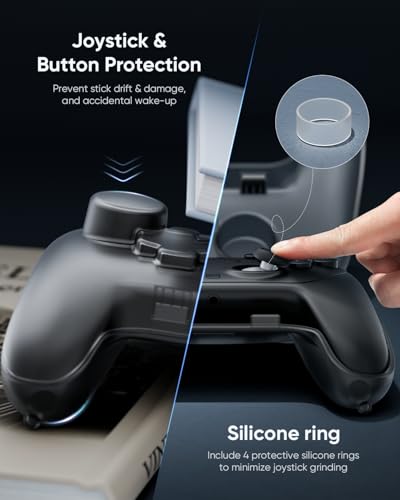 Tiiletzote Protective Travel Case for Nintendo Switch 2 Pro Controller | Hard Shell 1:1 Fit Portable Carrying Case, Magnetic Closure, Joystick Protection, Dust-Resistant, Anti-Scratch, Shock-Proof - color: Black