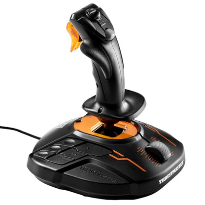 Thrustmaster T16000M FCS - Precision Combat Flight Sim Joystick - PC | Drift-free H.E.A.R.T sensors, 16 programable buttons, 8-way hat switch, 4 axes, twist rudder, integrated throttle - style: Flight Stick T16000M FCS