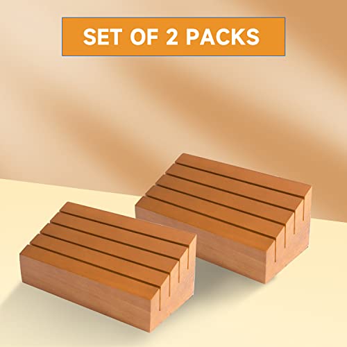 GSE Wooden Playing Card Holders Tray Racks Organizer Set, 6-Inch, 2-Pack | Hand Free Playing Card Trays, Non-Slip Base, For Bridge, Canasta, Hand & Foot, Rummy, UNO Card Games, For Seniors Adults - style: 6-inch, 2-Pack