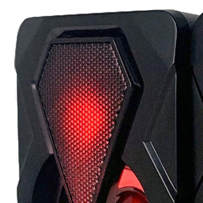 Pomya Gaming Computer Speaker, Stereo Sound with Heavy Bass and RGB Light, USB Powered Desktop Speaker for PC Games and Movies