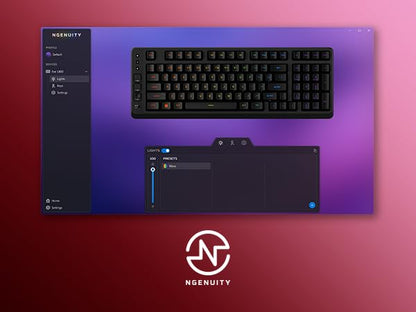 HyperX Eve 1800 – Gaming Keyboard, 1800 Form Factor,10 Zone Customizable RGB Lighting, Built-in Media Buttons, Membrane Switches, – Black - size: Compact